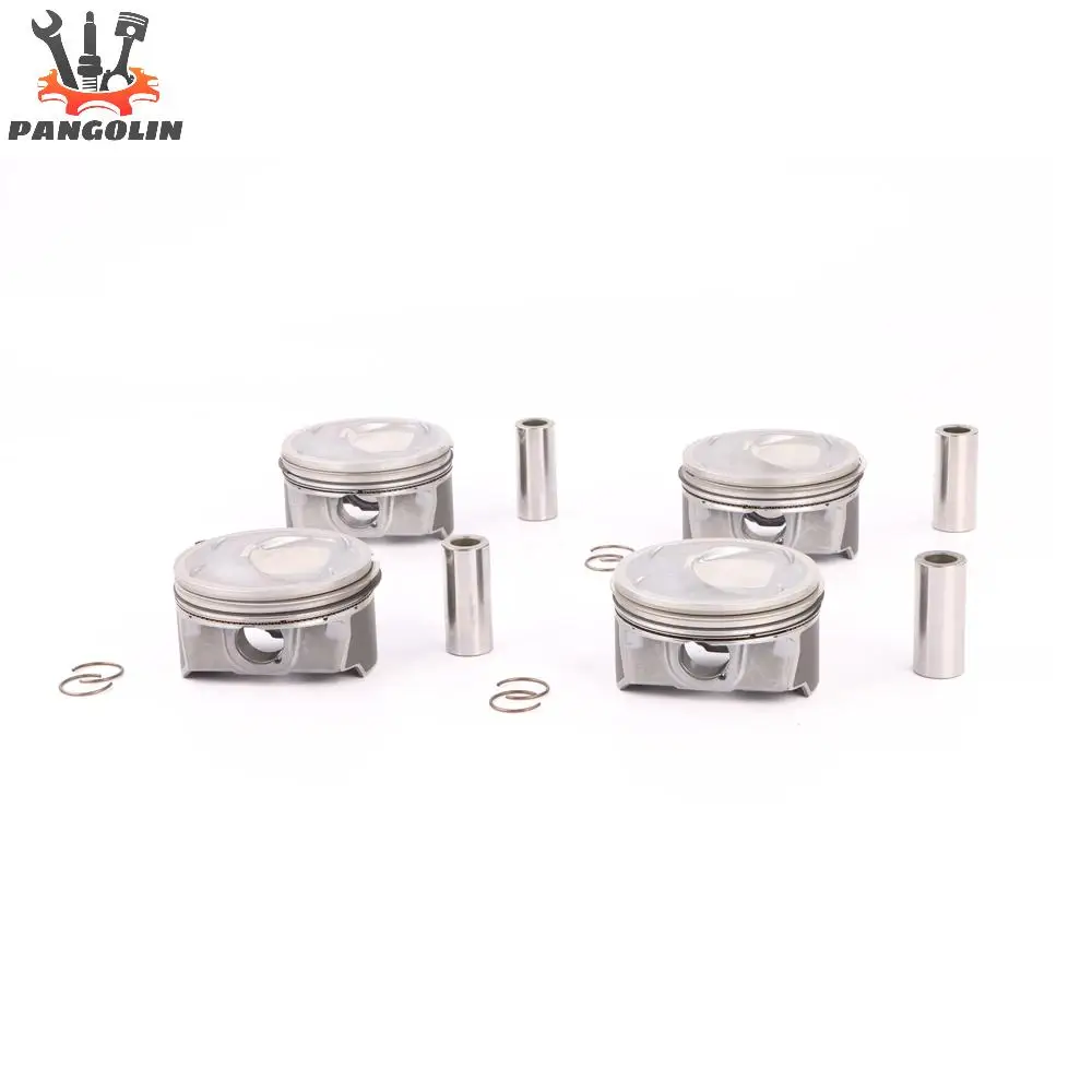 Набор поршней двигателя 4 шт. + 0 5 мм для 2011-2013 Hyundai Sonata Kia Sorento Optima 2.4L 23040-2G500 230402G500