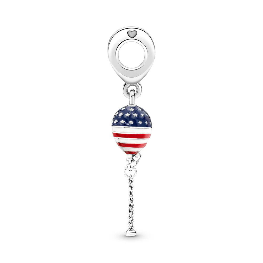 Pandora 925 Silver Stars, Strihear & Bow Balloon Dangle Charm, Cute and Sweet Jewelry Accessrespiration for Women Bracelet, DIY Executive 2