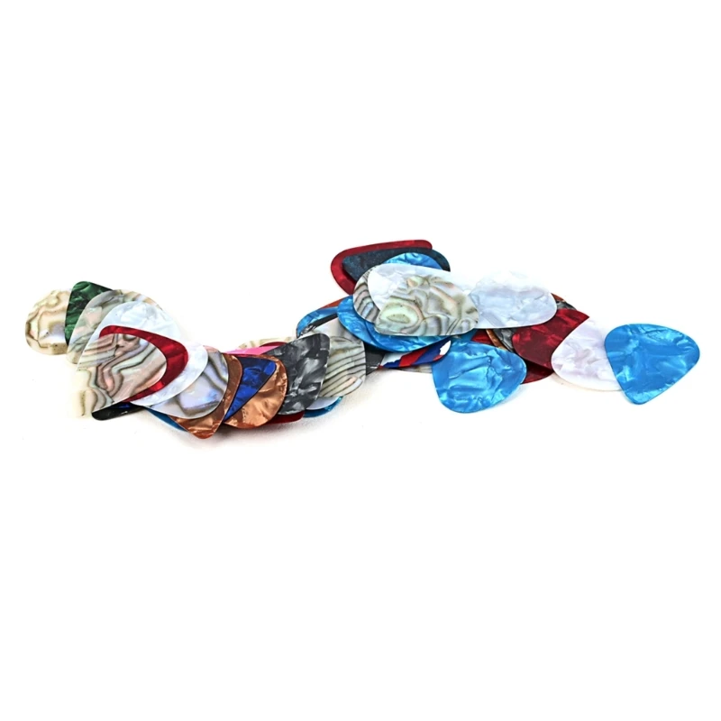 50 шт. треугольные медиаторы 0 46 мм целлулоидные аксессуары для гитары