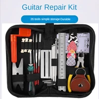 guitar tool kit file wrench string distance ruler cut stringer fret polishing guitar repair tool set accessories