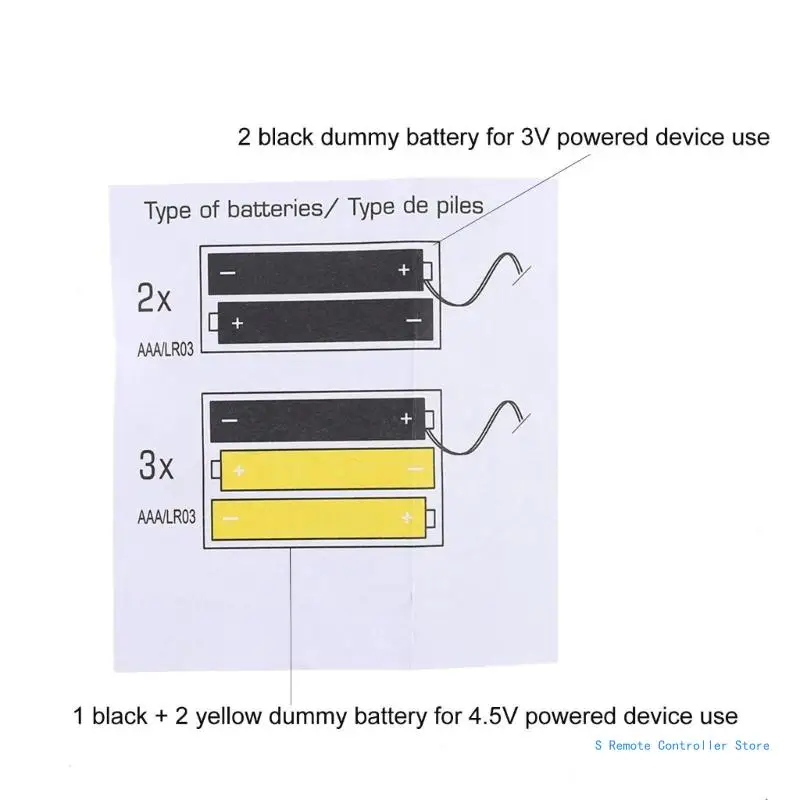 

BX0E Energy Saving Alternative AAA Batteries, Battery Eliminators Power Supply Adapter for Christmas LED Lights Toy Fans