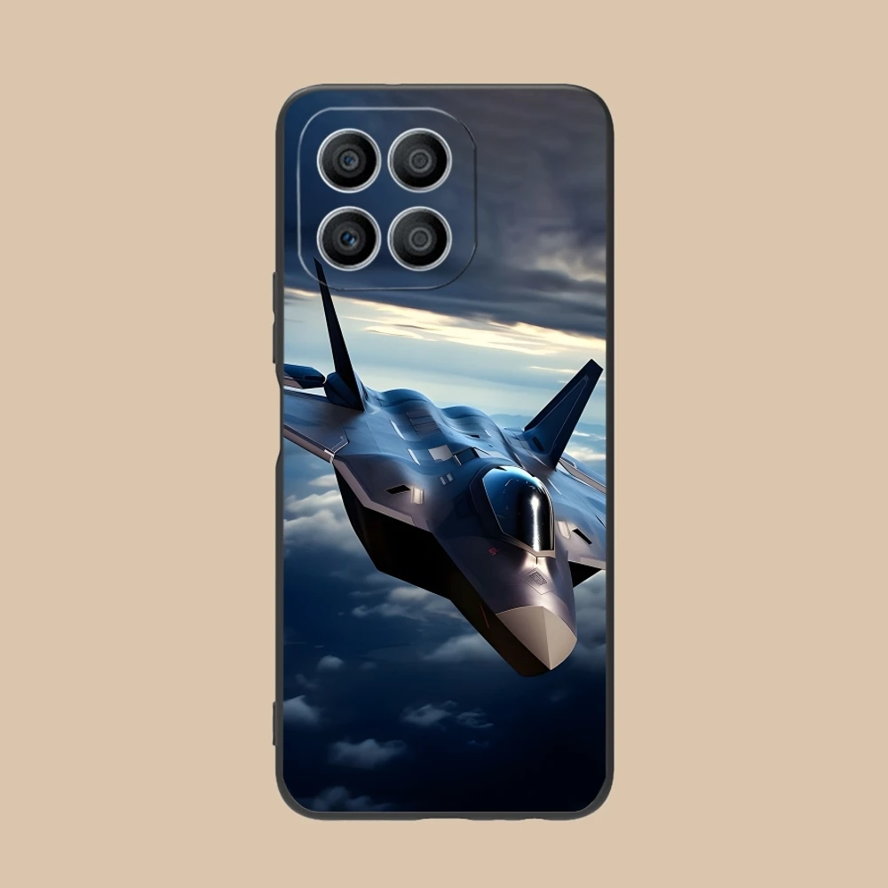 Чехол для мобильного телефона AirForce Plane Huawei Honor 90 80 70 60 50 30 20 10 9 8 7 Pro S SE Lite 5G Черный