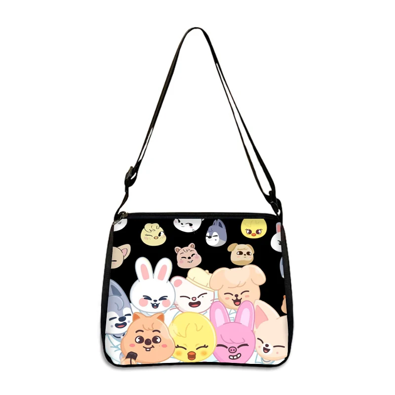 

Stray Kids Skzoo Handbag Women Bags Retro Women Shoulder Bag Casual Crossbody Bags Gift