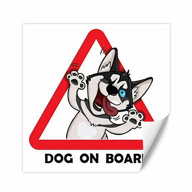 

Husky Pet Dog автомобильная наклейка виниловая наклейка водостойкая заднее окно мотоцикл кемпер бампер грузовик украшение для ноутбука SH1036