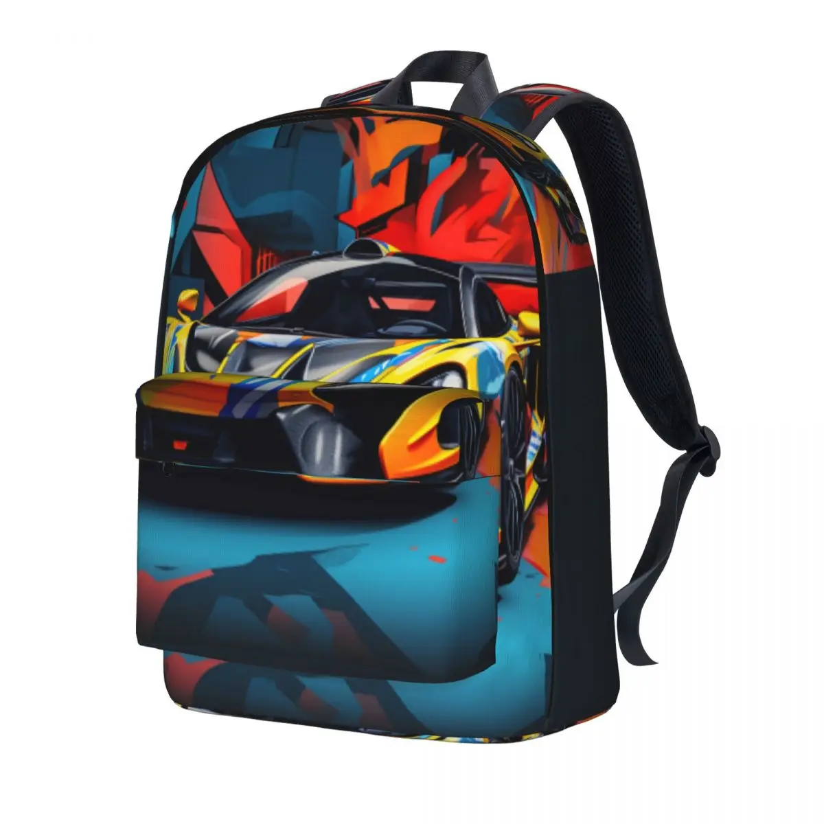 

Fantastic Sports Car Backpack Wall Graffiti Various Styles Fashion Backpacks Unisex Sport Large High School Bags Design Rucksack