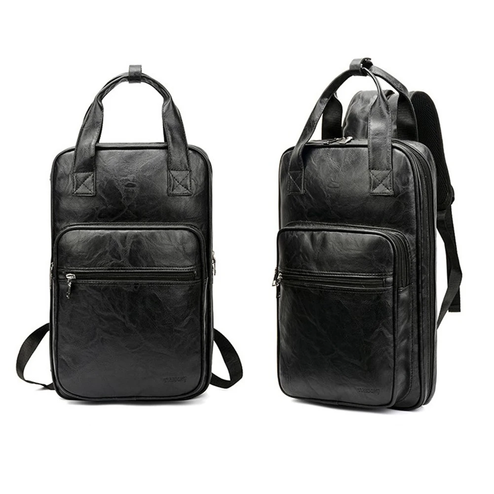 

Percussion Parts Stick Bag Drumsticks Bag Musical Instruments 5 Pockets Double Straps Drum Stick Bag Gripped Handle