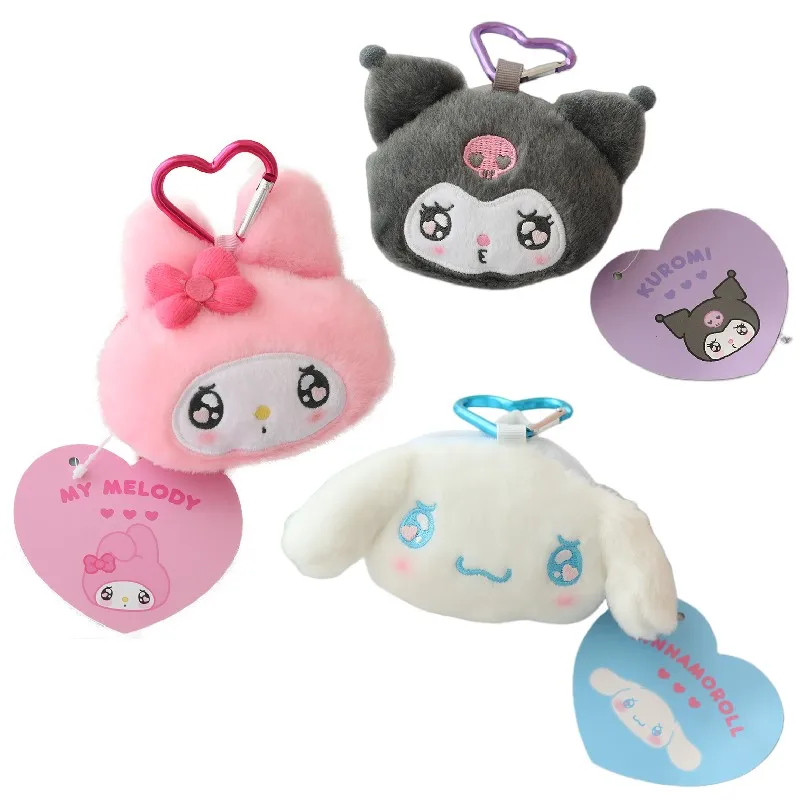 

Кошелек с мультипликационным рисунком Cinnamoroll, плюшевая сумка для хранения кукол, кошелек, милый японский брелок-Кошелек для монет, милый кре...