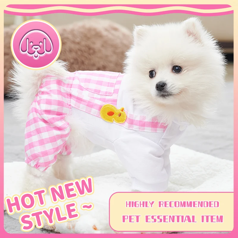 

Pet Clothing for Summer New Dog Clothes Suit Puppy Clothing Kawaii Dogs Jumpsuit Chihuahua Pajamas Puppy Costume Yorkie Outfit