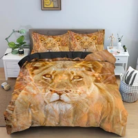 23pcs 3d lion printing king bedding set custom animal adult kids queen duvet covers comforter cover sets with pillowcase