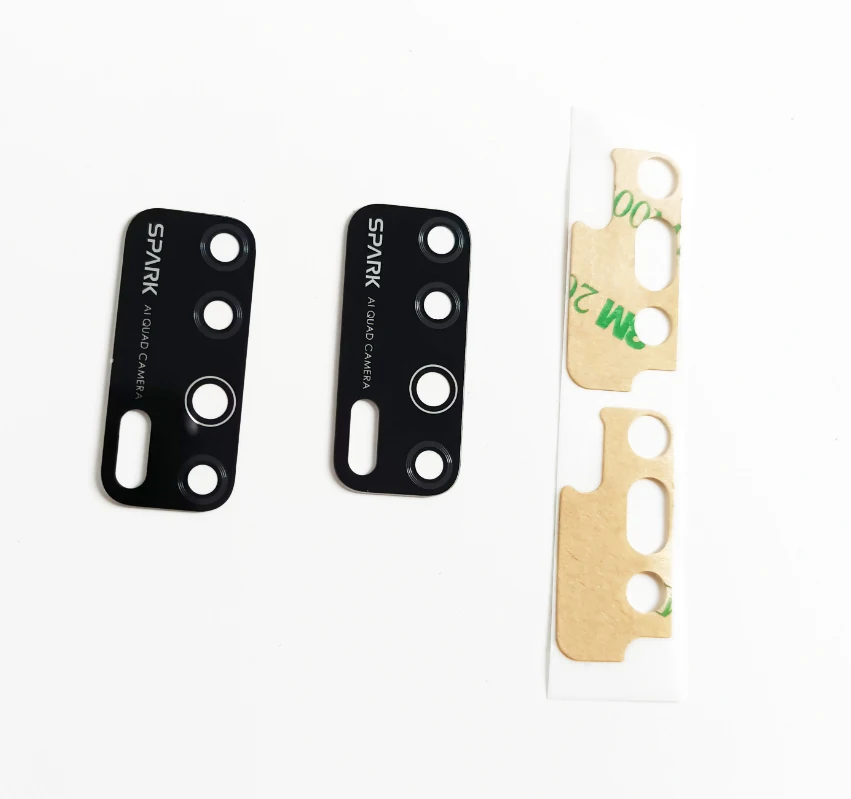 100 шт. стеклянные линзы для задней камеры Infinix Tecno Spark 4 KC8 / 5 Pro KD7 /Camon 15 CD7 7 16 Premier Pova 2