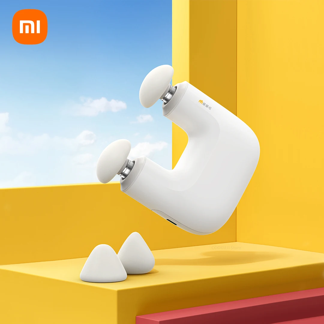 

Xiaomi Momoda Double Head Mini Massger U Type Pocket Massage Gun Pain Relief Therapy for Body Massage Relaxation Mini Fascia Gun