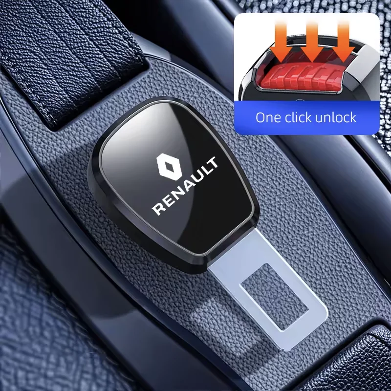 

Зажим для ремня безопасности автомобиля, удлинитель, автомобильный замок, пряжка для Renault Megane 2 3 4 Twingo Clio Talisman Captur Trafic Kwid S