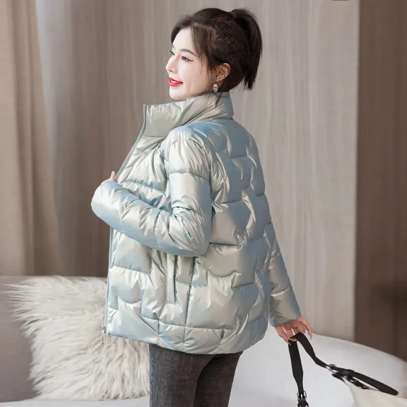 Women Short Cotton Coat Ladies 2023 Winter New Parkas Korean Version Loose Down Cotton Jacket Female Slim Puffer Jacket Outwear enlarge