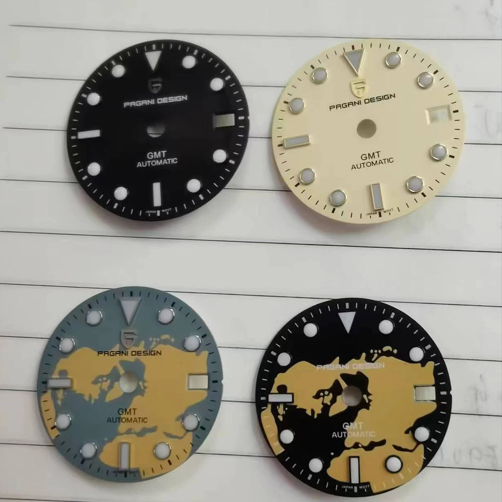 Скидка Часы наручные PAGANI DESIGN GMT NH34 Мужские механические, Роскошные водонепроницаемые автоматические, деловые