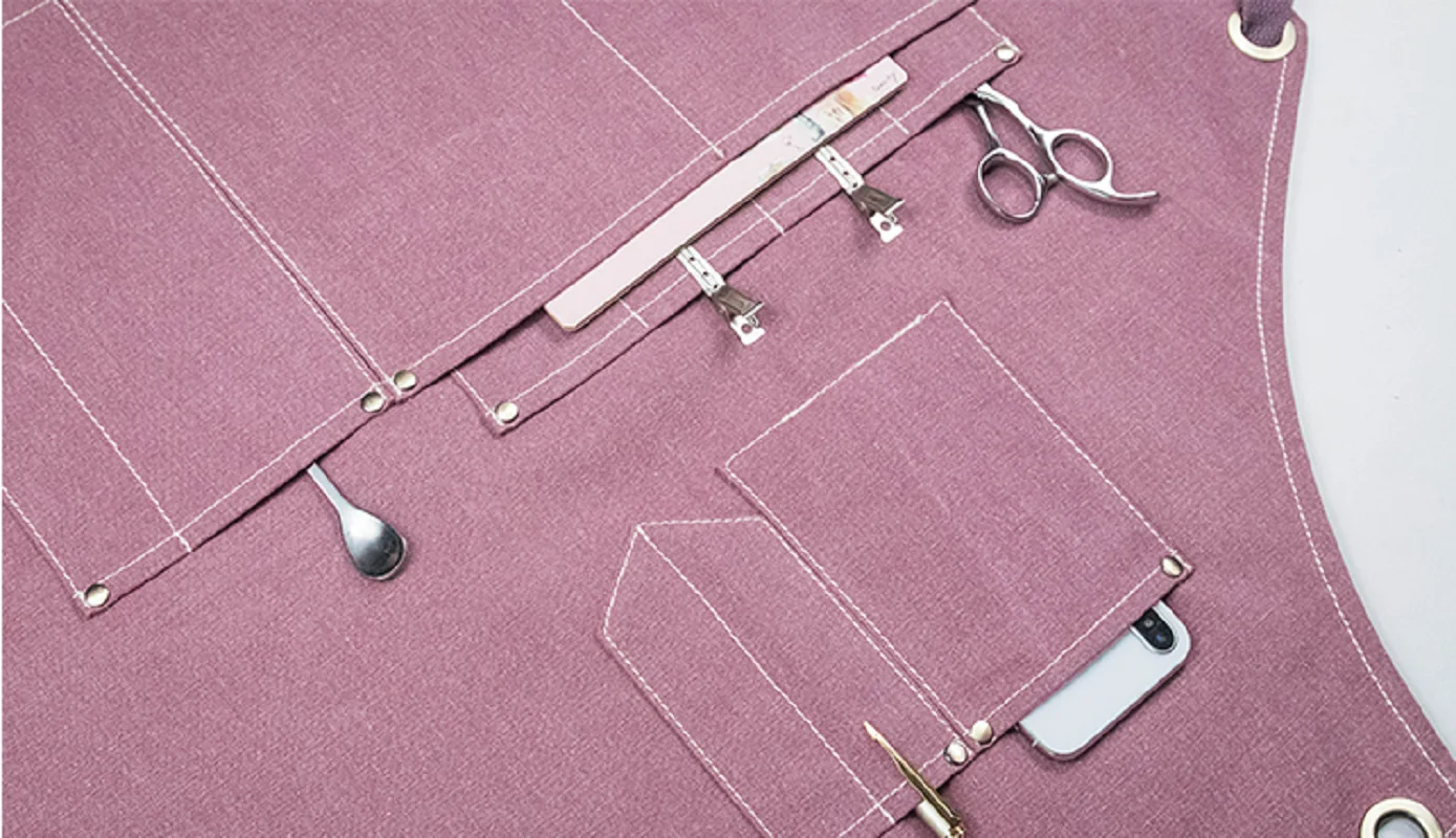 Фартук распродажа от производителя розовая зернистая ткань для мужчин черный