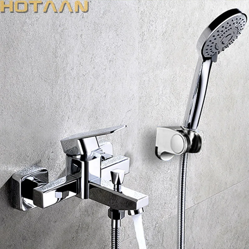 

. Полированная хромированная отделка, новый настенный водопад, ванная комната, ручной смеситель для душа, смеситель YT-5331