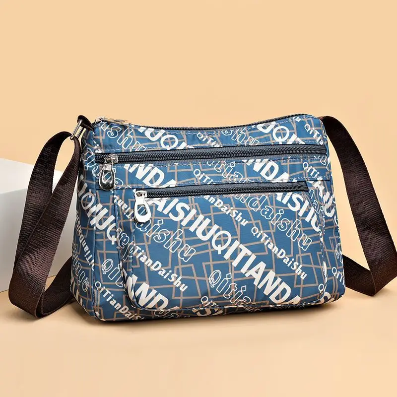 2023 New Women Oxford Canvas Bag Women Bag Large Capacity Multi layer Bag Single Shoulder Crossbody Bag Cloth Bag