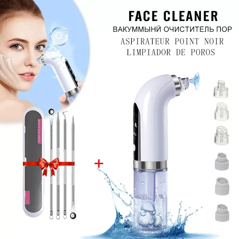 

NEW2023 Vacuum Pore Clean Blackhead Remover Face Care For Removing Black Acne Guasha Massager For Face pimple remover tool