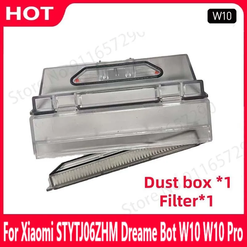 

Dust Box Hepa Filter Parts For Xiaomi STYTJ06ZHM Dreame Bot W10 / W10 Pro Self-Cleaning Robot Vacuum And Mop Accessroies
