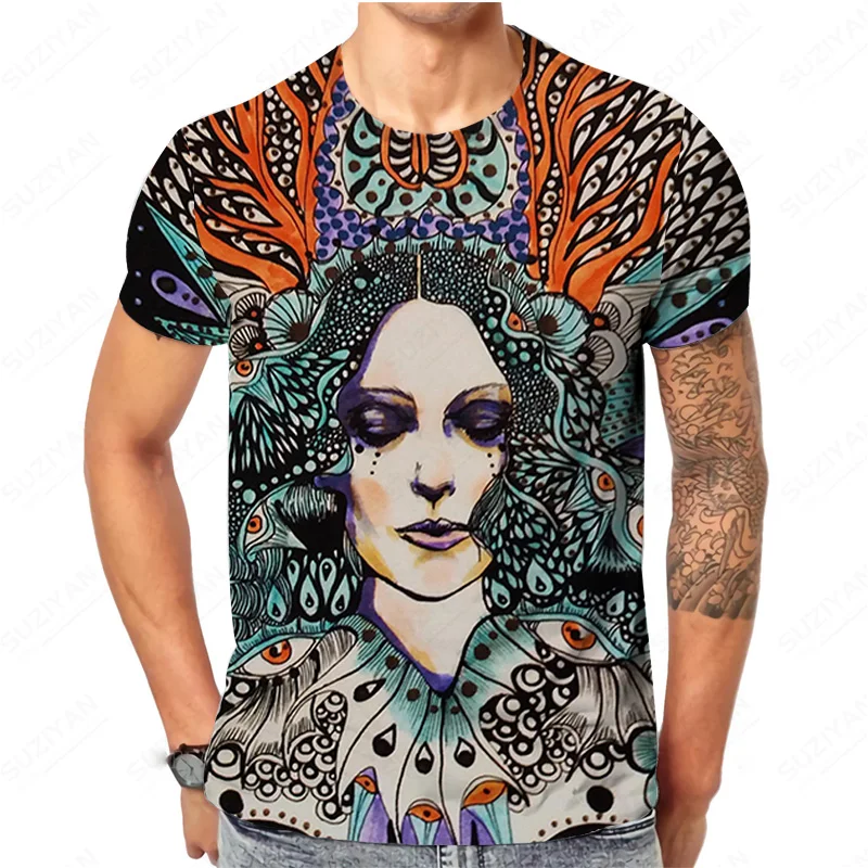 

Harakuju Art Stranger Things T-Shirt 2022 T Shirt Homme Russia Full Body Print Shirts Graphic Tees