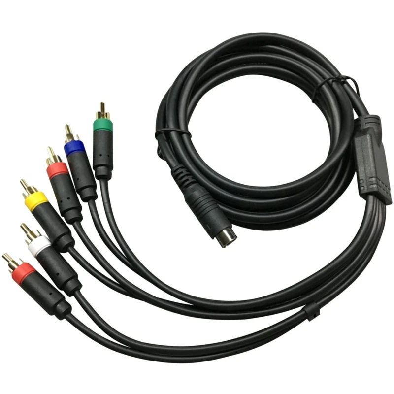 

Композитный кабель RGB/RGBS RCA, специальная линия цветного монитора для Saturn красный синий зеленый RGB + кабель для синхронизации видео и аудио