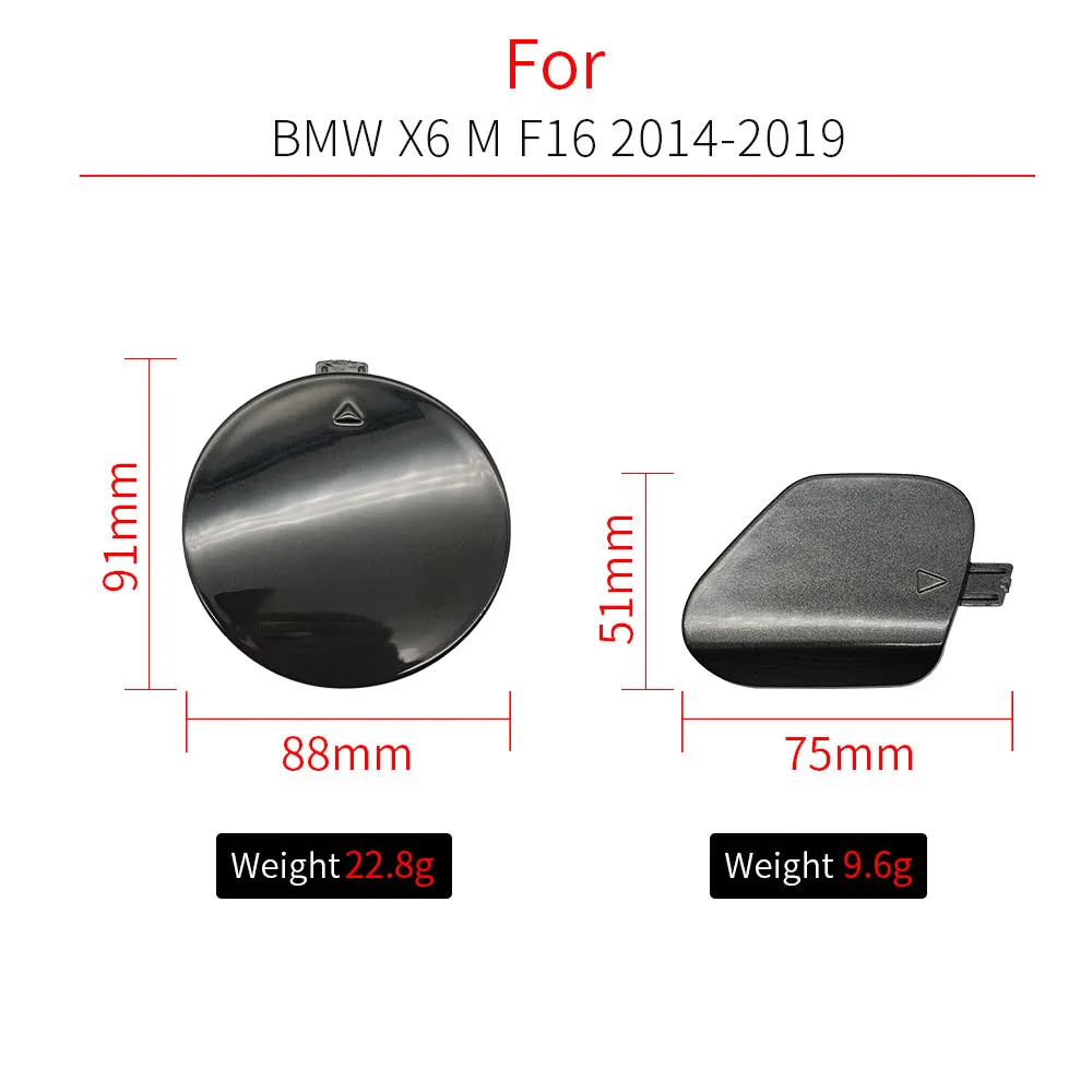 Для BMW F16 M спортивный Автомобильный задний бампер буксировочный крючок крышка