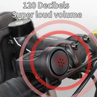 120db abs bicycle electric horn usb rechargeable bicycle cycling bell speaker ring bike accessories loud handlebar alarm ring