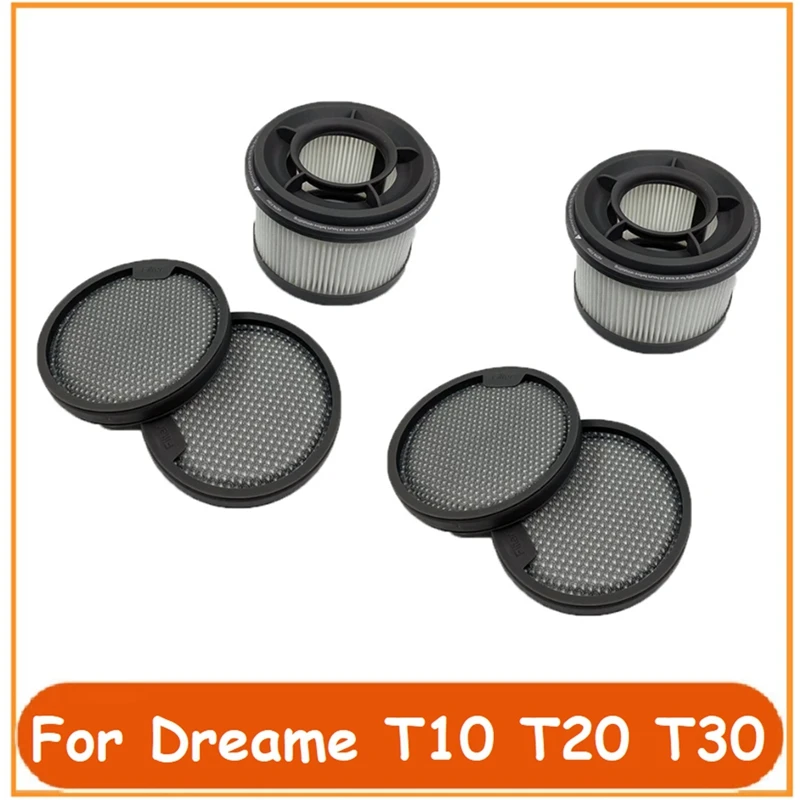 

Сменный фильтр HEPA для Dreame T10 T20 T30, аксессуары для ручного пылесоса, моющийся высокоэффективный фильтр