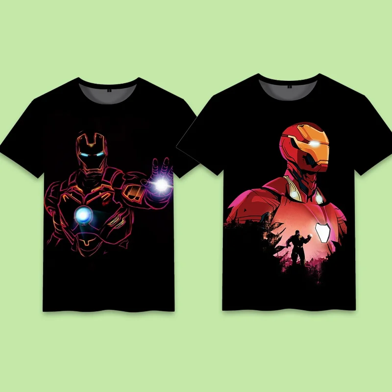 

Футболка с принтом «мстители», «Железный человек»