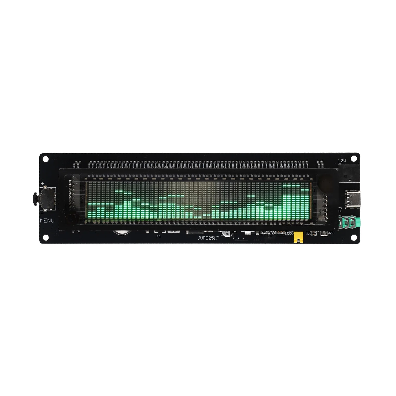 AK2515 MIC Pick Up Audio Spectrum VFD Измеритель уровня звука VU Meter Экран Дисплей Ручные