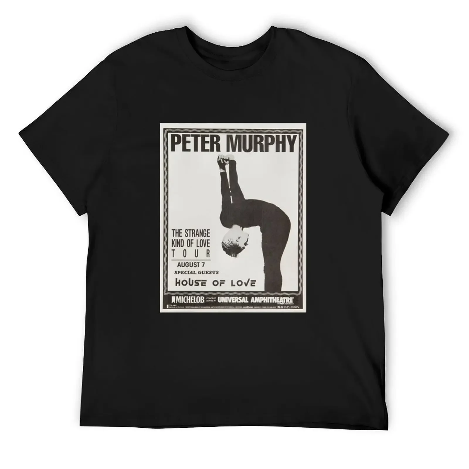 Футболка Peter Murphy Handbill винтажные футболки одежда в стиле хиппи аниме рубашки