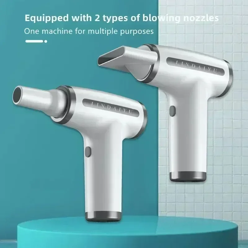 Портативный беспроводной фен 4 в 1 электрический воздуходувка дорожный USB