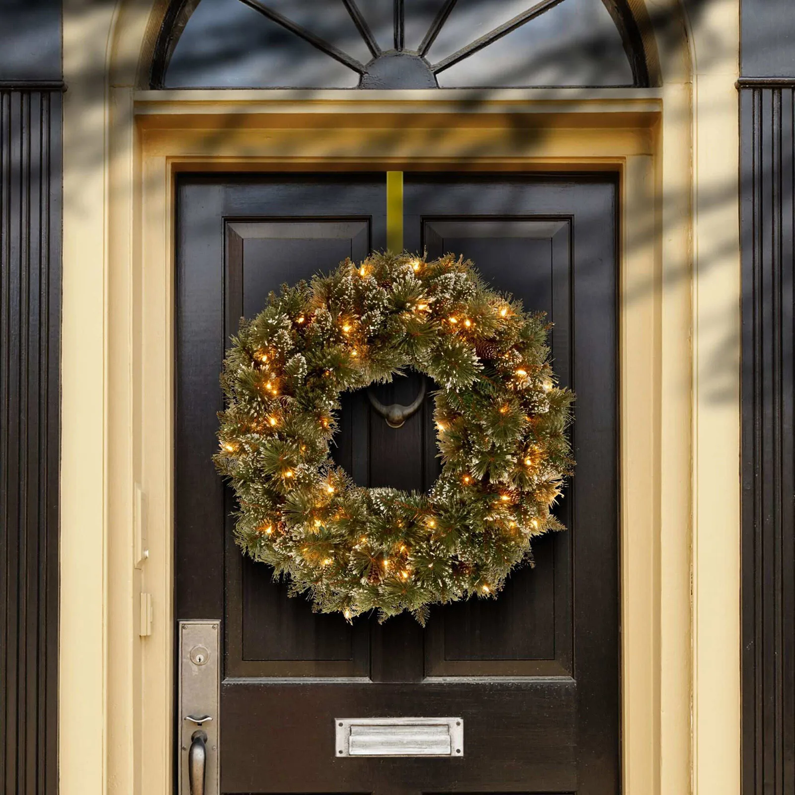 

Snowman for Front Door outside With Lights Pendant Hanging Christmas Door Christmas Wall Wreath Wreath Kit Sign for Front Door