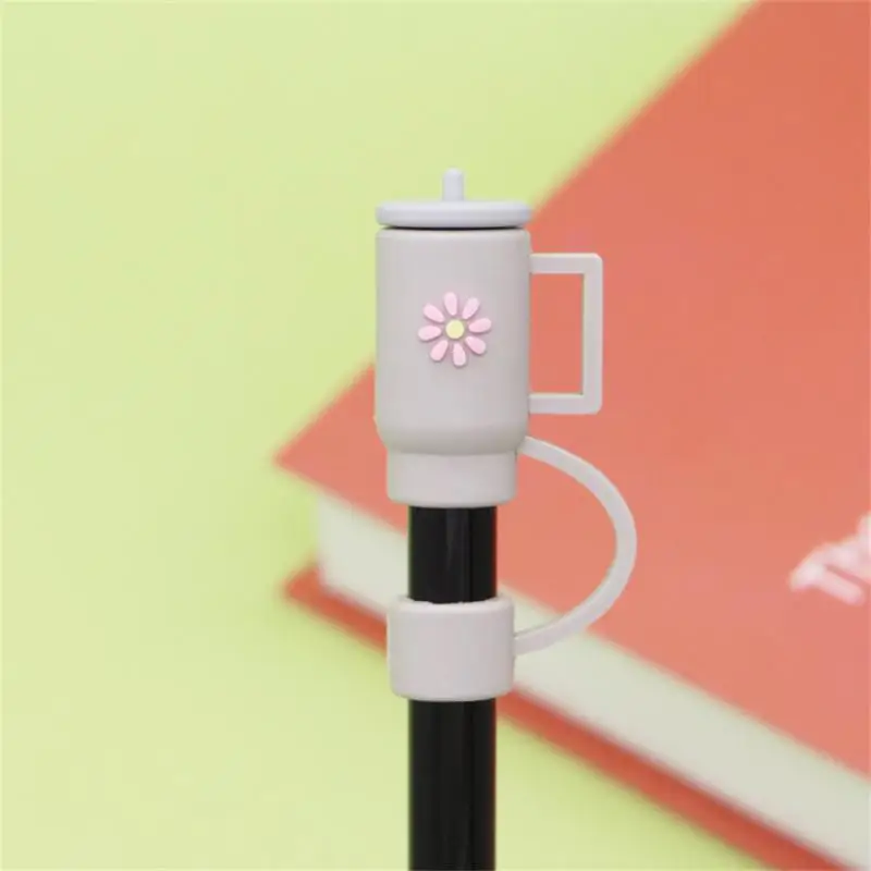 

Cartoon Silicone Straw Plug Reusable Drinking Dust Cap Splash Proof Straw Tips Straw Sealing Tools Cup Accessories Drinkware