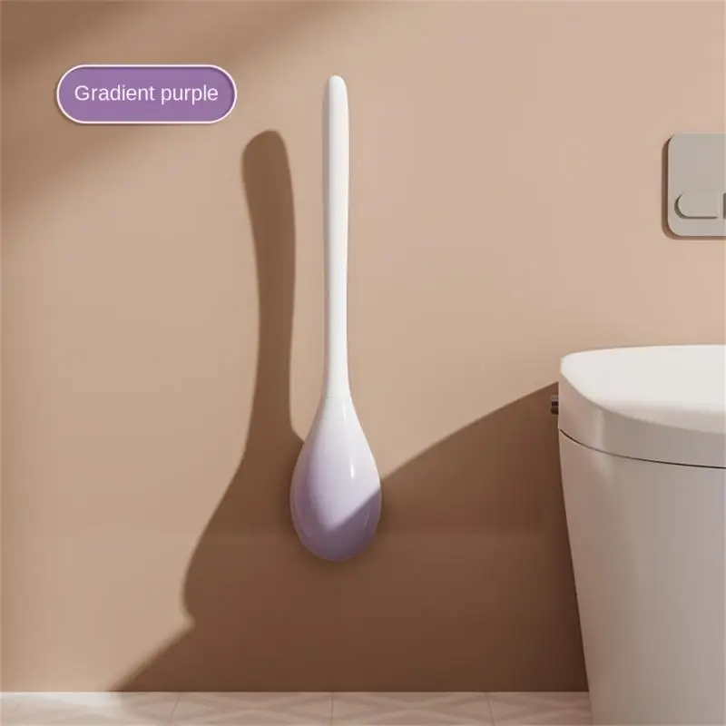 

Multifunctional Cleaning Brush Long Handle Wall-mounted Toilet Brush Household Toilet Cleaning Brush Non-dead Angle High Quality