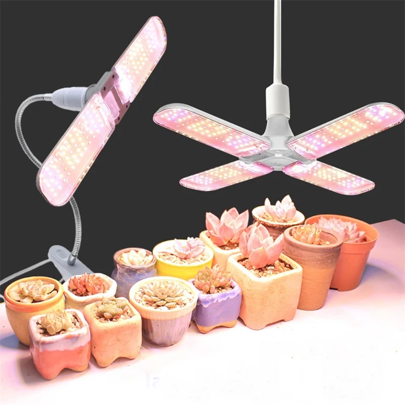 

24W 36W 48W Foldable LED Grow Light Full Spectrum E27 Plant Growing Light Phytolamp Bulb For Indoor Plants Flower Seedling
