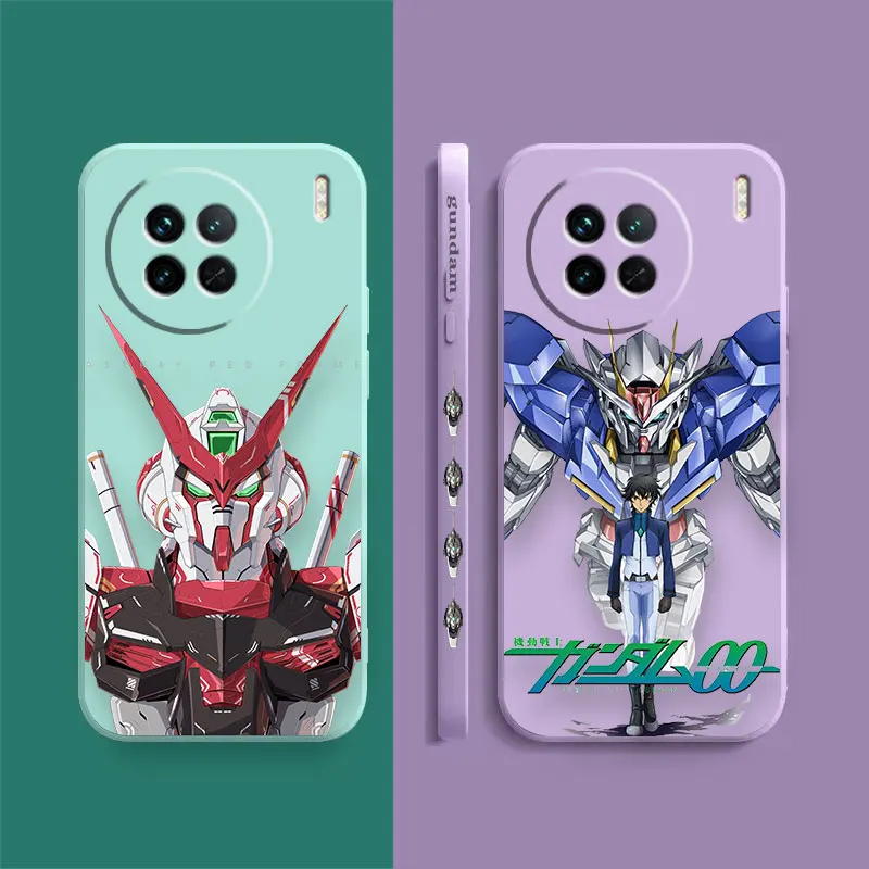 Phone Case For VIVO X21I X21S X23 X27 X30 X50 X60 X70 X80 X90 5G PRO PLUS Colour Case Cover Funda Cqoue Shell G-Gundam Robot 00