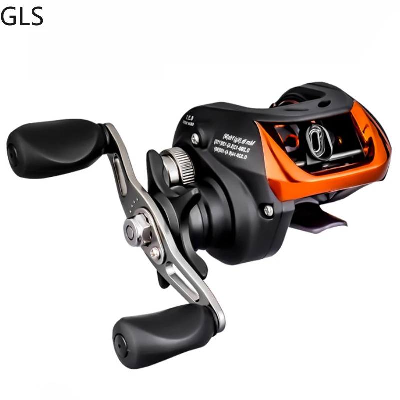 

GLS 6.3:1 Gear Ratio Lightweight Baitcasting Reel Tackle 5kg Max Drag Freshwater Bass Pike Fishing Reel salt water fishing reel