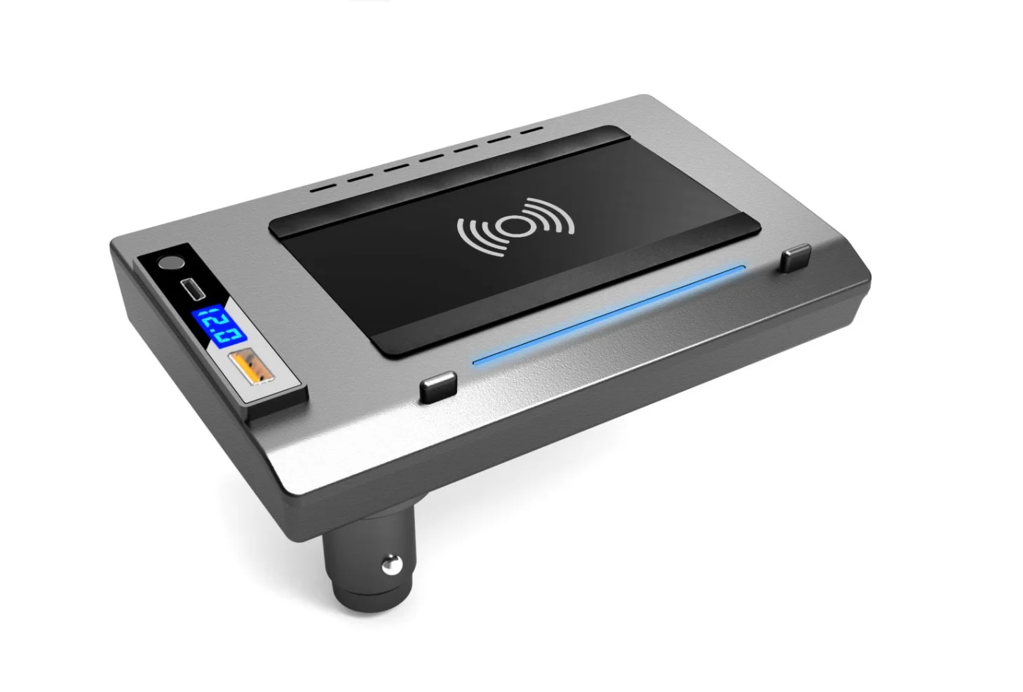 Автомобильная беспроводная зарядка 15 Вт для Audi A6 A6L A7 C8 2019 2020 2021 2022 2023 2024 Быстрая