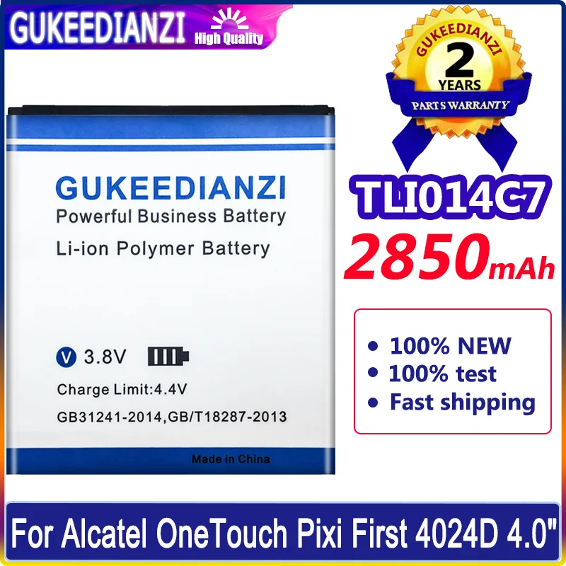 

TLi014C7 2850mAh Battery For Alcatel One Touch Pixi First 4024D 4.0" High Capacity Replacement Battery Li-polym Bateria