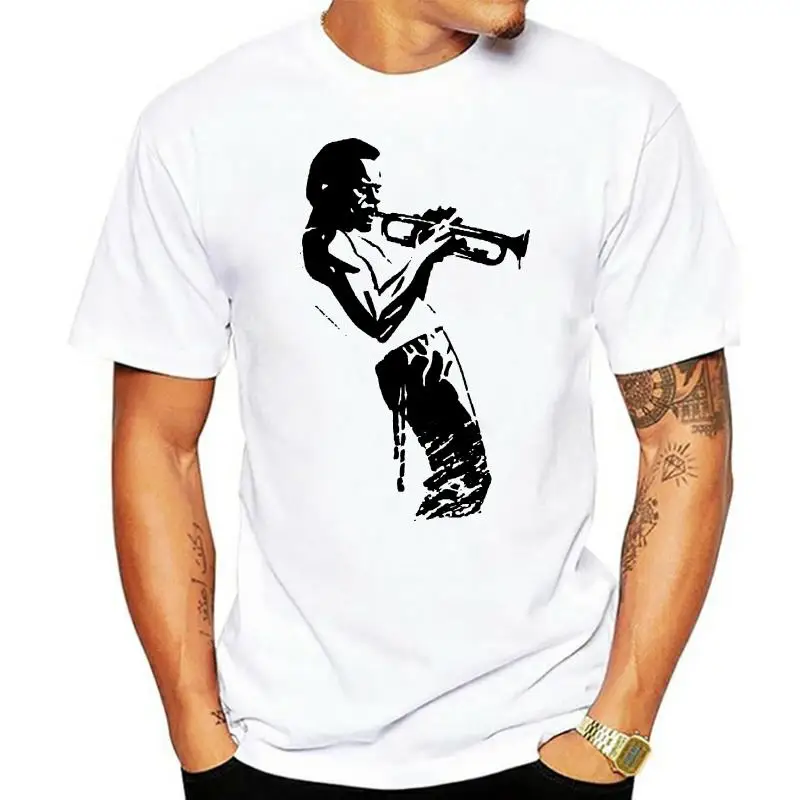 

Trumpeter Jazz Singer Men'S T Shirt Party J Black Jazz Club Tees 2023 Latest Men's Summer Fashion Printed Cotton Slim T-Shirts