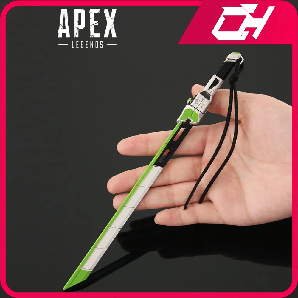 

Apex Legends Heirloom Crypto Heirloom Biwon Blade Game Butterfly Knife Swords Katana Keychain Weapon Model Toys for Children