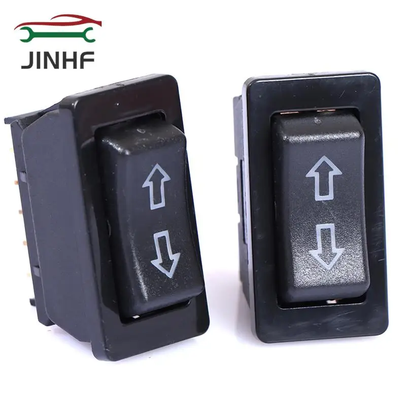 

1PC Professional 5Pin 12 To 24V Black Car Power Window Switch With Lamp Plastic Electronic Components Universal For Cars