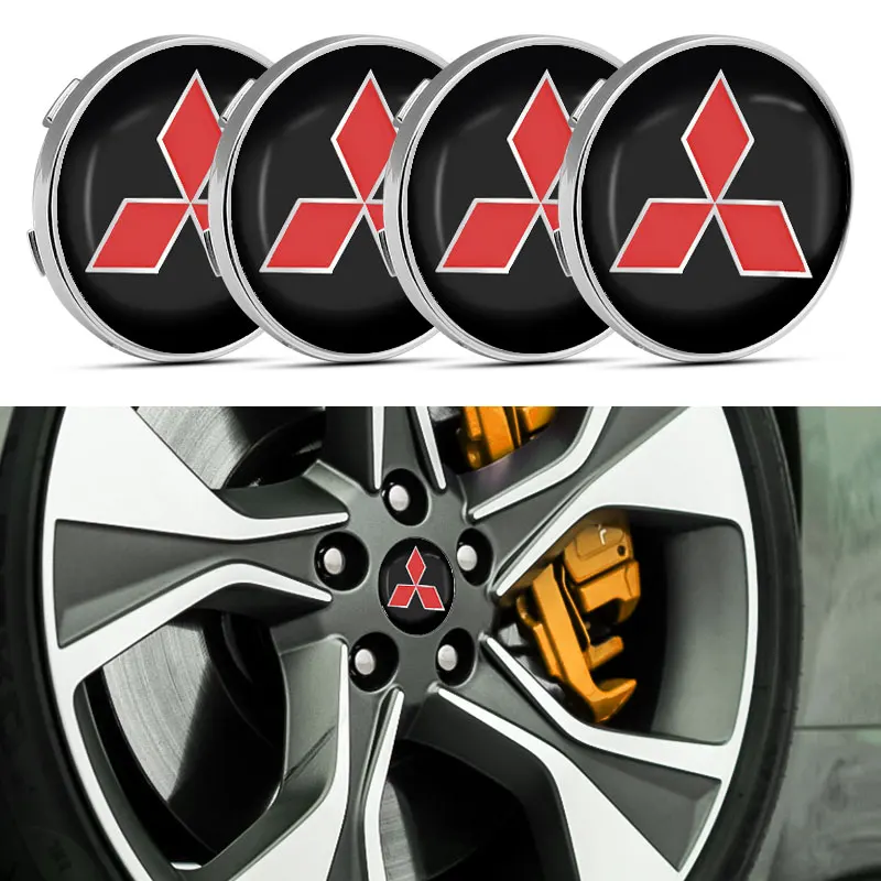 

Car Wheel Hub Center Auto Rim Cover Badge Logo Emblem for Mitsubishi Ralliart Lancer EX Outlander ASX Evo X RVR Mirage Car Goods