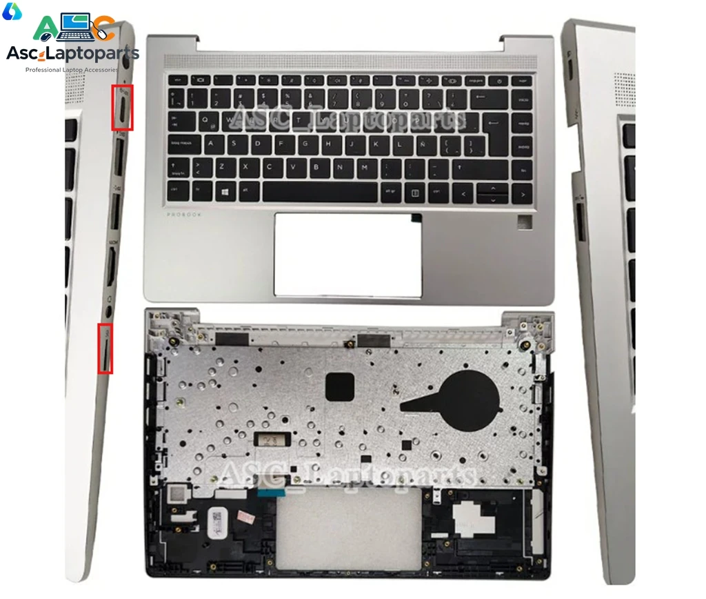 Фото Новая клавиатура и подставка для рук с подсветкой, тачпад для HP ProBook 440 G8 G9, 445 G8 G9 (бельгийская, бразильская, французская, латинская, испанская, русская, британская, американская раскладки) №5