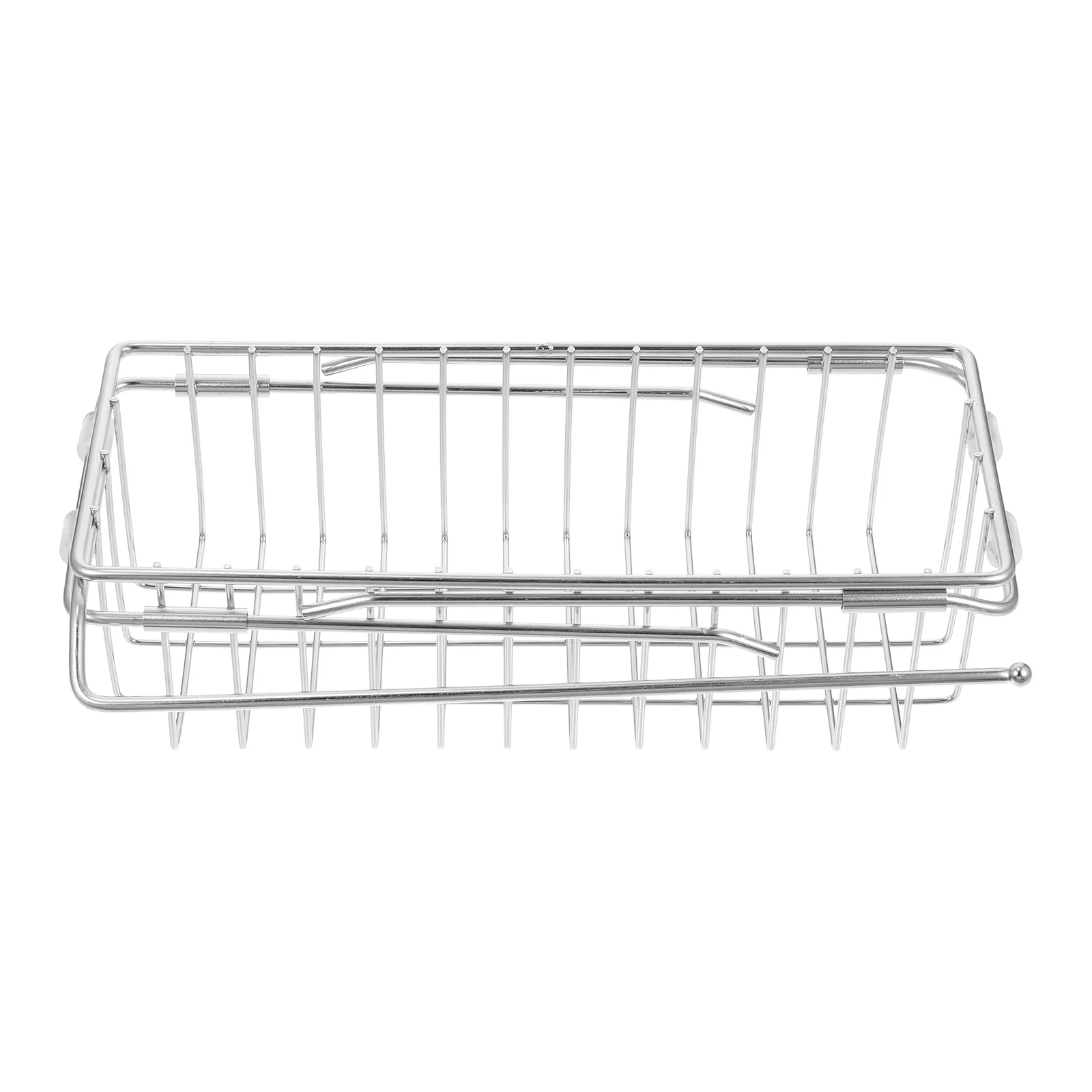 

Stainless Steel Drainer Storage Organizer Kitchen Rack Utensil Retractable Basket