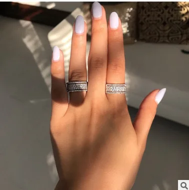 

1Carats IF Cut Diamond Jewelry Solid S925 Silver Color Ring for Women Stamp Anillos De Bizuteria Silver 925 Jewelry Gemstone Box