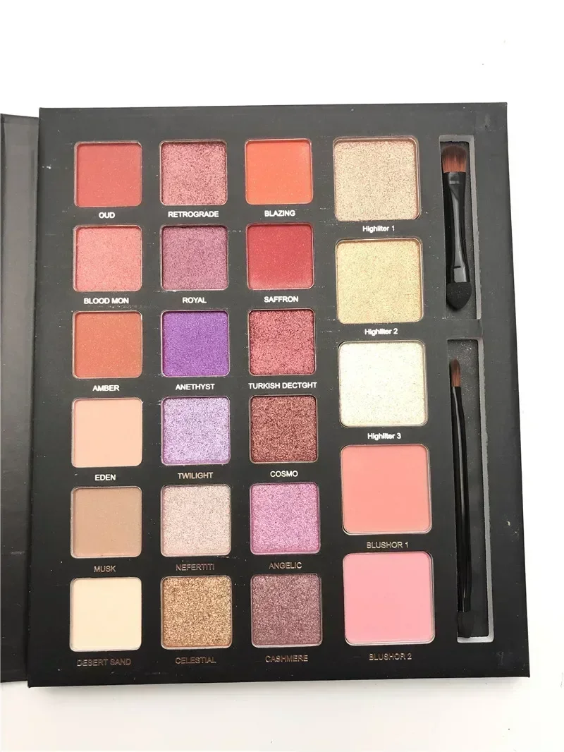 НОВИНКА 2025 Hudas Beauty MAKE UP KIT 23 цвета Матовая мерцающая палитра теней для век