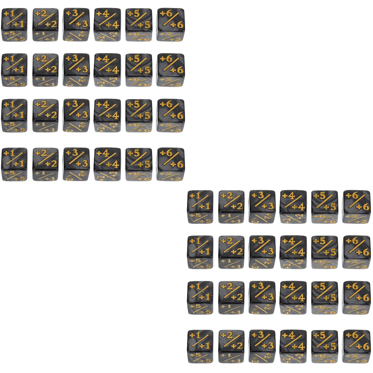 

48 Pcs Token Dices Kids Dice Table Game Dice Decorative Dice Acrylic Dice Aesthetic Dice Dice