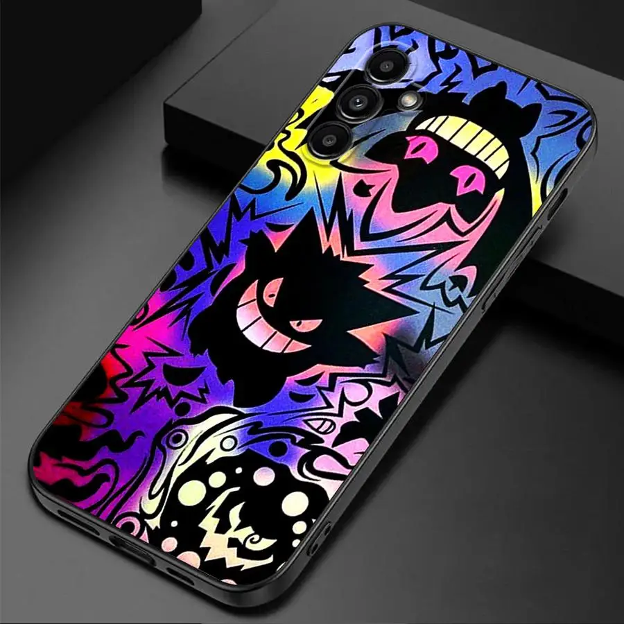 Luxury P-okemons Gengar Phone Case for Samsung Galaxy A10 A20 A30 A40 A02 A03 A04 5G A03s A05 A06 A04e A02s A20e Soft Cover